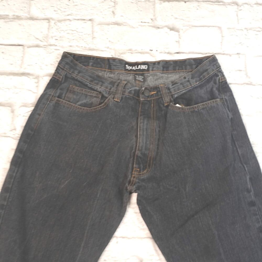 Soulland Authentic Style Black Jeans 36 - Picture 5 of 6